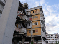 ''This is where it all starts. Ciao bella ciao,'' signs Comitato Vele di Scampia, on december 05, 2024.This is the long banner that stands t...