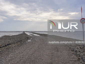 A gravel road by the Wadden Sea bottom connects Jutland and Mando Island. It opens only a few hours daily during low tide due to the high se...