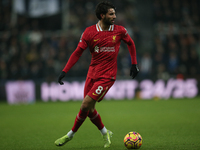 Dominik Szoboszlai of Liverpool plays during the Premier League match between Newcastle United and Liverpool at St. James's Park in Newcastl...