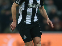 Fabian Schar of Newcastle United during the Premier League match between Newcastle United and Liverpool at St. James's Park in Newcastle, on...