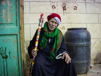 Egyptians gather in Sayyidah Nafisah mosque to commemorate the birth anniversary of Sayyida Nafisa, a woman of Ahl al-Bayt, and a scholar an...