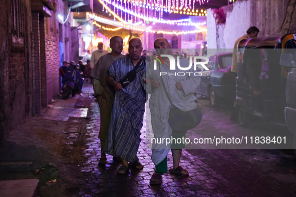 Egyptians gather in Sayyidah Nafisah mosque to commemorate the birth anniversary of Sayyida Nafisa, a woman of Ahl al-Bayt, and a scholar an...