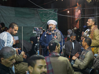 Egyptians gather in Sayyidah Nafisah mosque to commemorate the birth anniversary of Sayyida Nafisa, a woman of Ahl al-Bayt, and a scholar an...