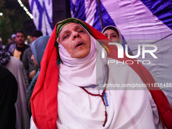 Egyptians gather in Sayyidah Nafisah mosque to commemorate the birth anniversary of Sayyida Nafisa, a woman of Ahl al-Bayt, and a scholar an...