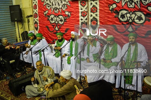 Egyptians gather in Sayyidah Nafisah mosque to commemorate the birth anniversary of Sayyida Nafisa, a woman of Ahl al-Bayt, and a scholar an...