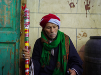 Egyptians gather in Sayyidah Nafisah mosque to commemorate the birth anniversary of Sayyida Nafisa, a woman of Ahl al-Bayt, and a scholar an...