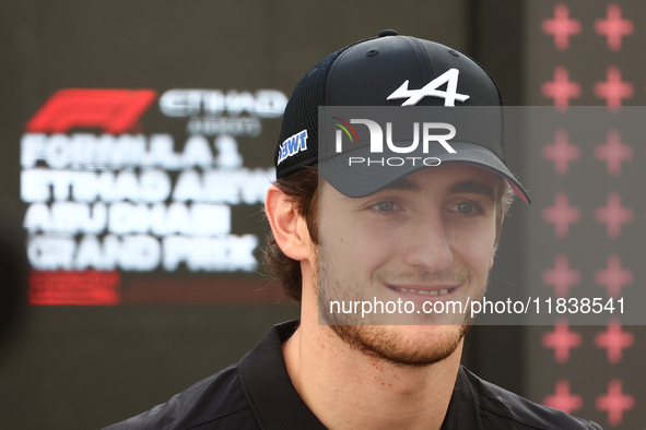 Jack Doohan of Alpine ahead of the Formula 1 Abu Dhabi Grand Prix at Yas Marina Circuit in Abu Dhabi, United Arab Emirates on December 5, 20...