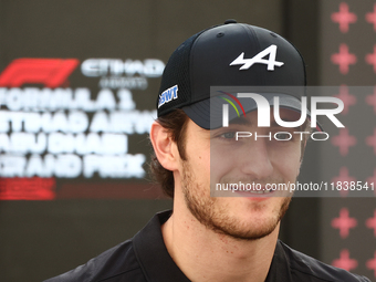 Jack Doohan of Alpine ahead of the Formula 1 Abu Dhabi Grand Prix at Yas Marina Circuit in Abu Dhabi, United Arab Emirates on December 5, 20...