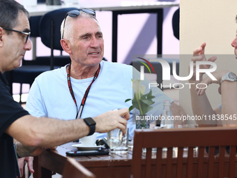 Mick Doohan ahead of the Formula 1 Abu Dhabi Grand Prix at Yas Marina Circuit in Abu Dhabi, United Arab Emirates on December 5, 2024. (