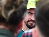 Fernando Alonso of Aston Martin Aramco ahead of the Formula 1 Abu Dhabi Grand Prix at Yas Marina Circuit in Abu Dhabi, United Arab Emirates...