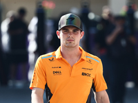 Pato O'Ward ahead of the Formula 1 Abu Dhabi Grand Prix at Yas Marina Circuit in Abu Dhabi, United Arab Emirates on December 5, 2024. (