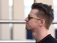 Nico Hulkenberg of Haas ahead of the Formula 1 Abu Dhabi Grand Prix at Yas Marina Circuit in Abu Dhabi, United Arab Emirates on December 5,...