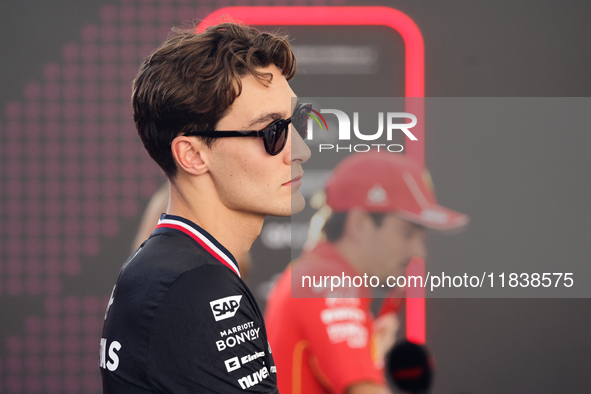 George Russell of Mercedes ahead of the Formula 1 Abu Dhabi Grand Prix at Yas Marina Circuit in Abu Dhabi, United Arab Emirates on December...