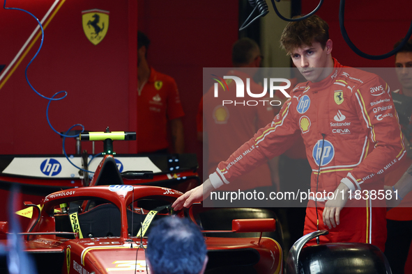 Arthur Leclerc ahead of the Formula 1 Abu Dhabi Grand Prix at Yas Marina Circuit in Abu Dhabi, United Arab Emirates on December 5, 2024. 