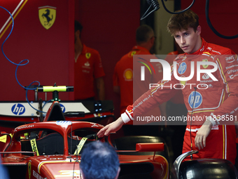 Arthur Leclerc ahead of the Formula 1 Abu Dhabi Grand Prix at Yas Marina Circuit in Abu Dhabi, United Arab Emirates on December 5, 2024. (