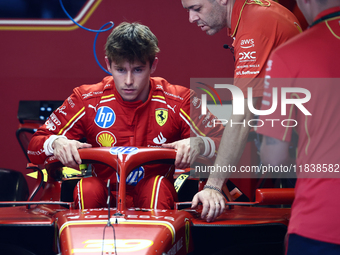 Arthur Leclerc ahead of the Formula 1 Abu Dhabi Grand Prix at Yas Marina Circuit in Abu Dhabi, United Arab Emirates on December 5, 2024. (