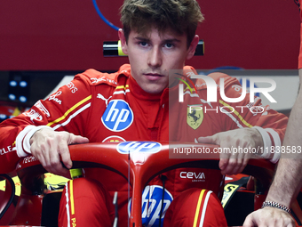 Arthur Leclerc ahead of the Formula 1 Abu Dhabi Grand Prix at Yas Marina Circuit in Abu Dhabi, United Arab Emirates on December 5, 2024. (