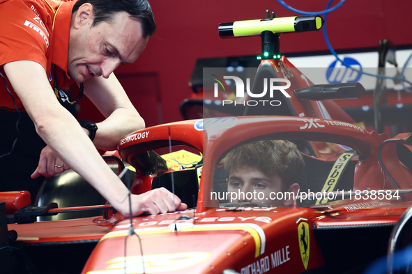 Arthur Leclerc ahead of the Formula 1 Abu Dhabi Grand Prix at Yas Marina Circuit in Abu Dhabi, United Arab Emirates on December 5, 2024. 