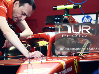 Arthur Leclerc ahead of the Formula 1 Abu Dhabi Grand Prix at Yas Marina Circuit in Abu Dhabi, United Arab Emirates on December 5, 2024. (