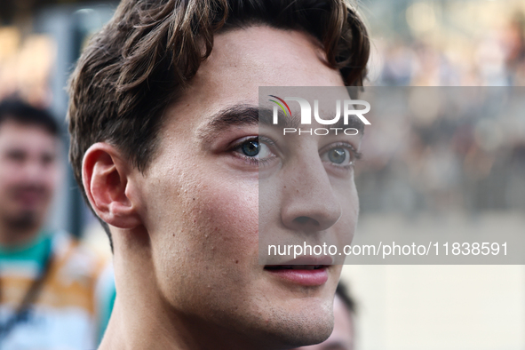 George Russell of Mercedes ahead of the Formula 1 Abu Dhabi Grand Prix at Yas Marina Circuit in Abu Dhabi, United Arab Emirates on December...