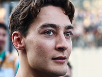 George Russell of Mercedes ahead of the Formula 1 Abu Dhabi Grand Prix at Yas Marina Circuit in Abu Dhabi, United Arab Emirates on December...