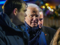 President Biden switches on the National Christmas Tree in subfreezing weather in Washington, D.C., United States, on December 5, 2024. Sing...