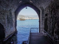 Inside the historical Alanya Selcuk Shipyard (Tersane) in Alanya, Turkey, on November 5, 2024 (