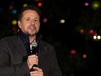 Rafal Trzaskowski mayor of Warsaw starts Christmas iluminations In Warsaw, Poland on December 05, 2024. (