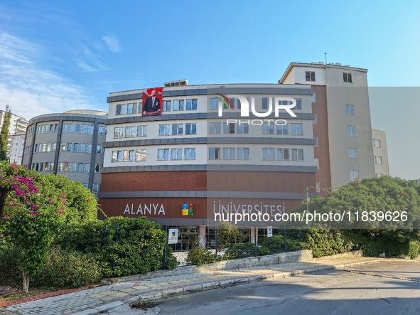 The Alanya University building is seen in Alanya, Turkey, on November 3, 2024. 