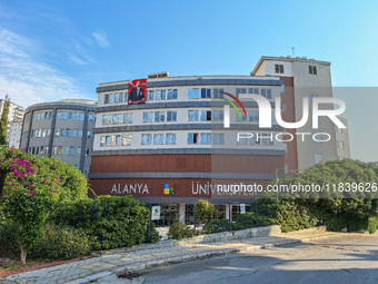 The Alanya University building is seen in Alanya, Turkey, on November 3, 2024. (