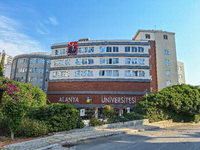 The Alanya University building is seen in Alanya, Turkey, on November 3, 2024. (