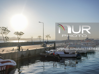 Marina port is seen in Alanya, Turkey, on November 6, 2024. (