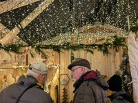 The historic center of Abensberg, Bavaria, Germany, on December 5, 2024, becomes a festive destination during the Christmas season. The trad...