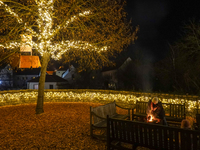 The historic center of Abensberg, Bavaria, Germany, on December 5, 2024, becomes a festive destination during the Christmas season. The trad...