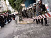 People protest in Athens, Greece, on December 6, 2024, marking the 16th anniversary of the death of 15-year-old Alexis Grigoropoulos, who is...