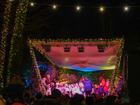 The historic center of Abensberg, Bavaria, Germany, on December 5, 2024, becomes a festive destination during the Christmas season. The trad...