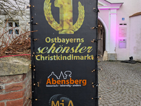 The historic center of Abensberg, Bavaria, Germany, on December 5, 2024, becomes a festive destination during the Christmas season. The trad...