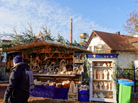 The historic center of Abensberg, Bavaria, Germany, on December 5, 2024, becomes a festive destination during the Christmas season. The trad...