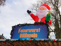 The historic center of Abensberg, Bavaria, Germany, on December 5, 2024, becomes a festive destination during the Christmas season. The trad...