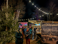 The historic center of Abensberg, Bavaria, Germany, on December 5, 2024, becomes a festive destination during the Christmas season. The trad...