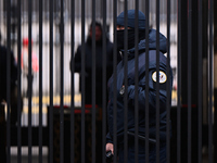 Police, city guards and fire services exercise emergency drills at the US embassy in Warsaw, Poland on 06 December, 2024. Emergency services...