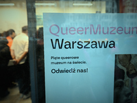 Visitors attend the opening of the country’s first queer museum in Warsaw, Poland on 06 December, 2024. The QueeMuzeum is a cultural space t...