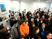 Visitors attend the opening of the country’s first queer museum in Warsaw, Poland on 06 December, 2024. The QueeMuzeum is a cultural space t...