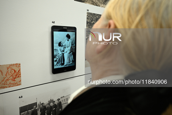 Visitors attend the opening of the country’s first queer museum in Warsaw, Poland on 06 December, 2024. The QueeMuzeum is a cultural space t...