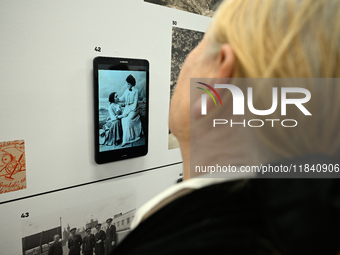 Visitors attend the opening of the country’s first queer museum in Warsaw, Poland on 06 December, 2024. The QueeMuzeum is a cultural space t...