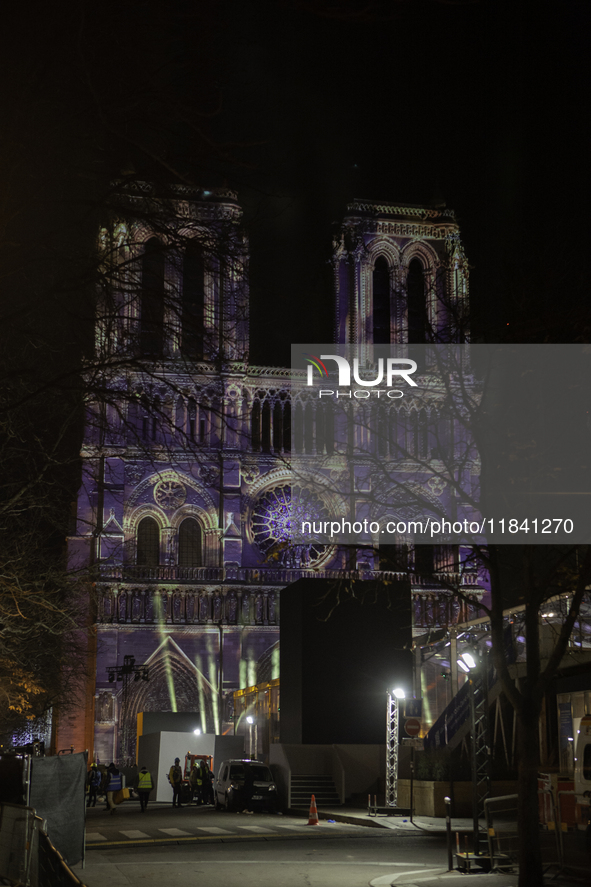 Preparations for the reopening ceremonies of Notre Dame Cathedral in Paris, France, on December 7 and 8, promise to be grandiose in their en...