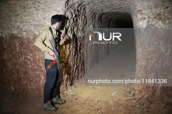 A vast network of tunnels stretching several kilometers was discovered in the Tal Rifaat area of Aleppo countryside following its liberation...