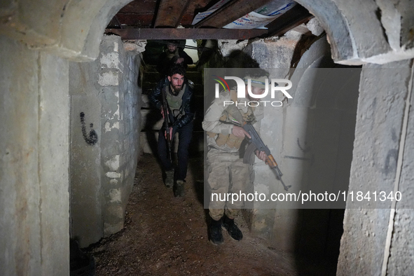 A vast network of tunnels stretching several kilometers was discovered in the Tal Rifaat area of Aleppo countryside following its liberation...