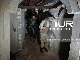 A vast network of tunnels stretching several kilometers was discovered in the Tal Rifaat area of Aleppo countryside following its liberation...