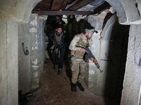 A vast network of tunnels stretching several kilometers was discovered in the Tal Rifaat area of Aleppo countryside following its liberation...